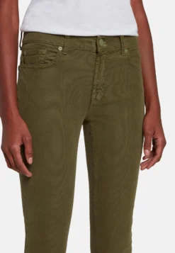 7 For All Mankind Slim Fit Roxanne - Pantalon Classique - Green -7 For All Mankind 016c3a8f5cfa406e974293f680c259ab scaled