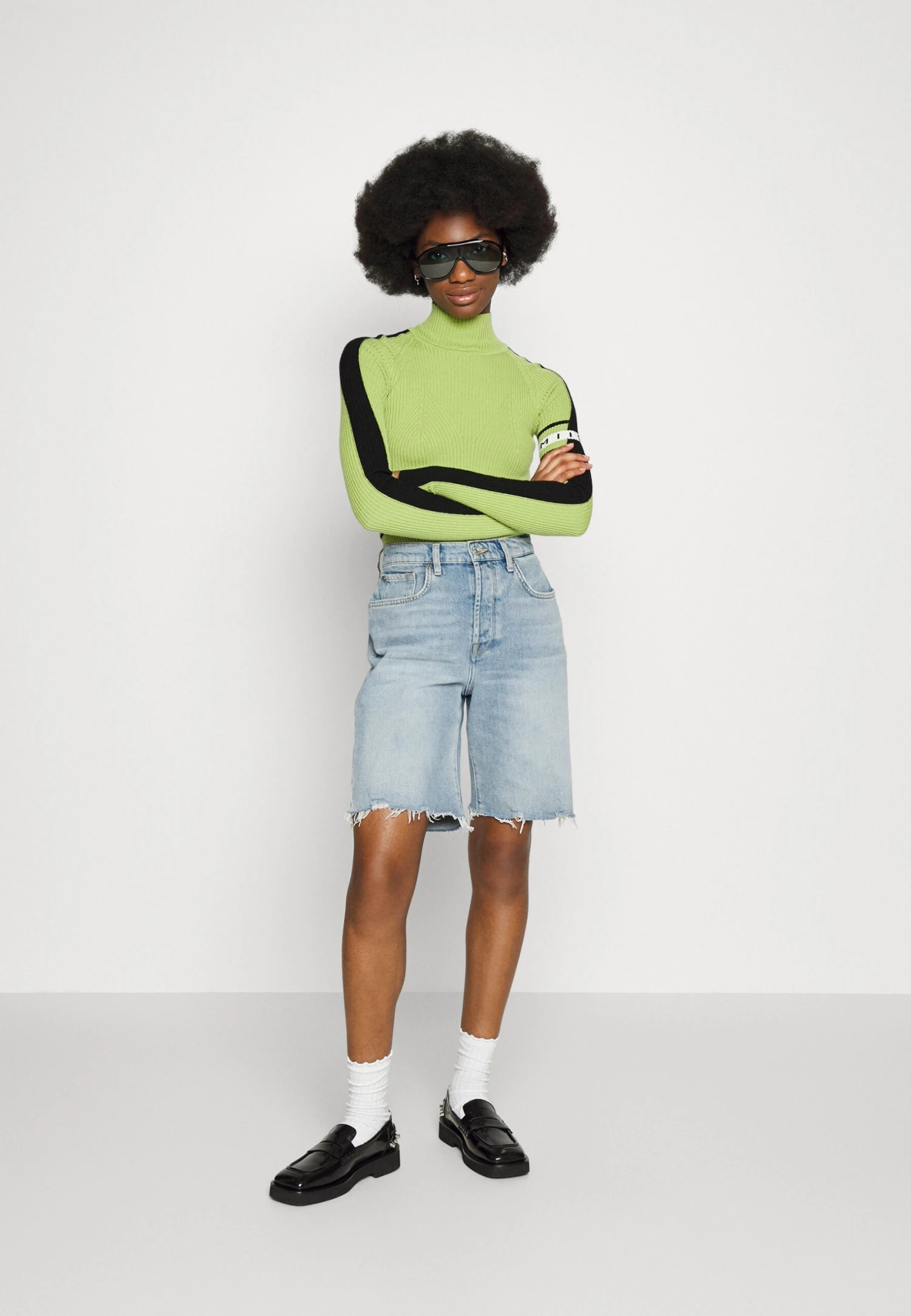 7 For All Mankind Andy Air Wash - Short En Jean - Light Blue 2 7 For All Mankind Andy Air Wash - Short En Jean - Light Blue – Image 2