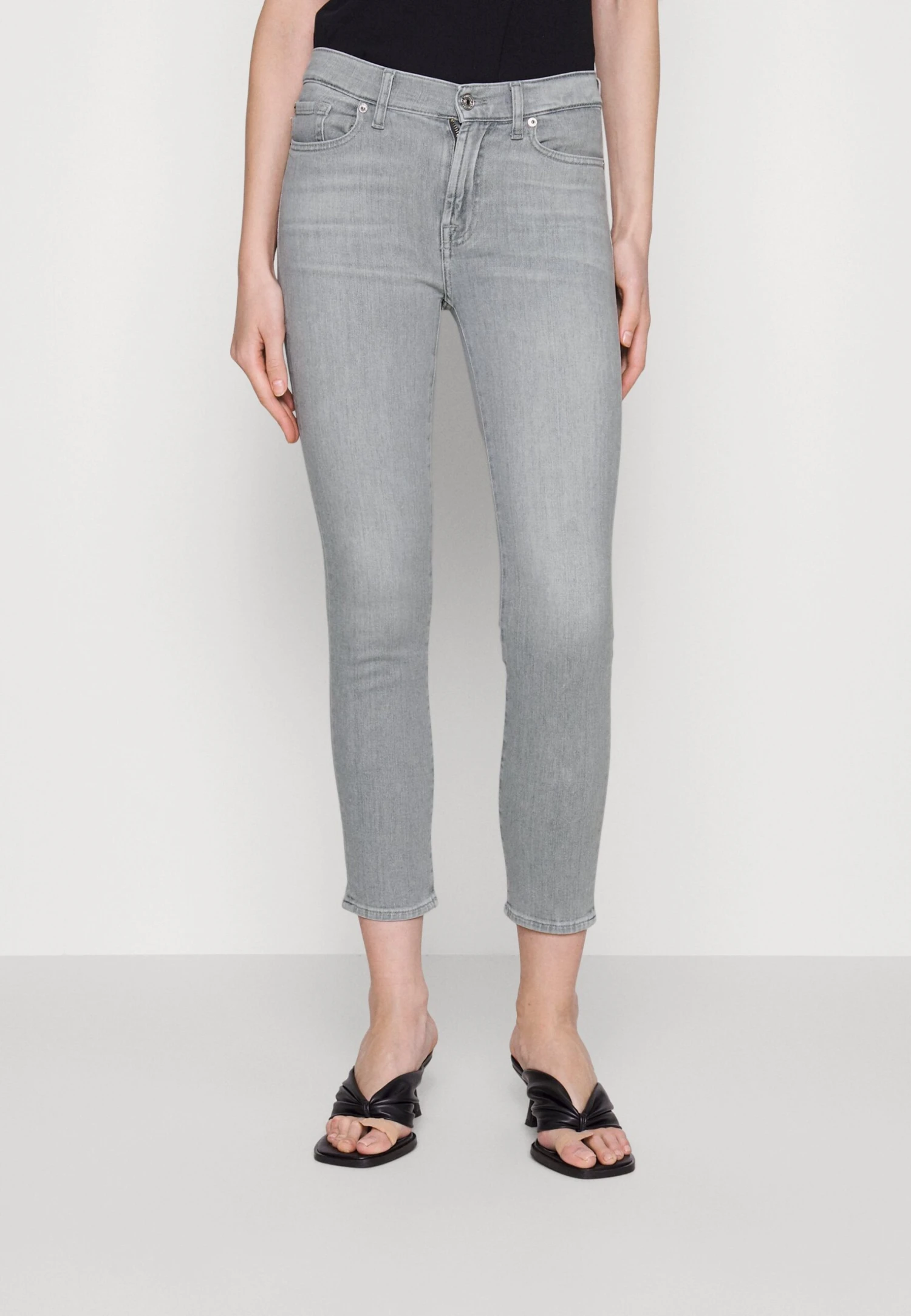 7 For All Mankind Roxanne Ankle Anchor - Jeans Skinny - Grey 1 7 For All Mankind Roxanne Ankle Anchor - Jeans Skinny - Grey