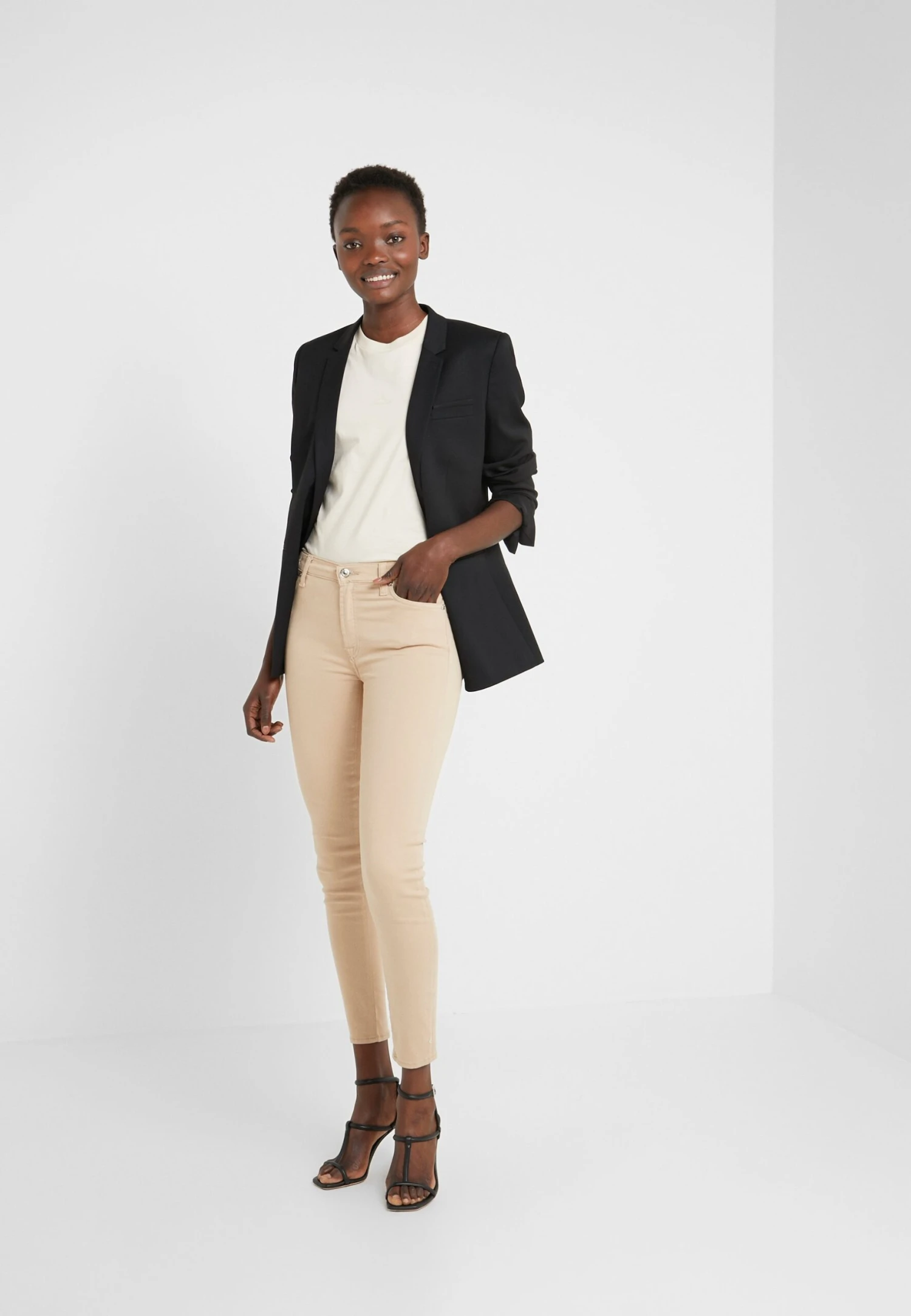 7 For All Mankind Crop - Jeans Skinny - Sandcastle 2 7 For All Mankind Crop - Jeans Skinny - Sandcastle – Image 2