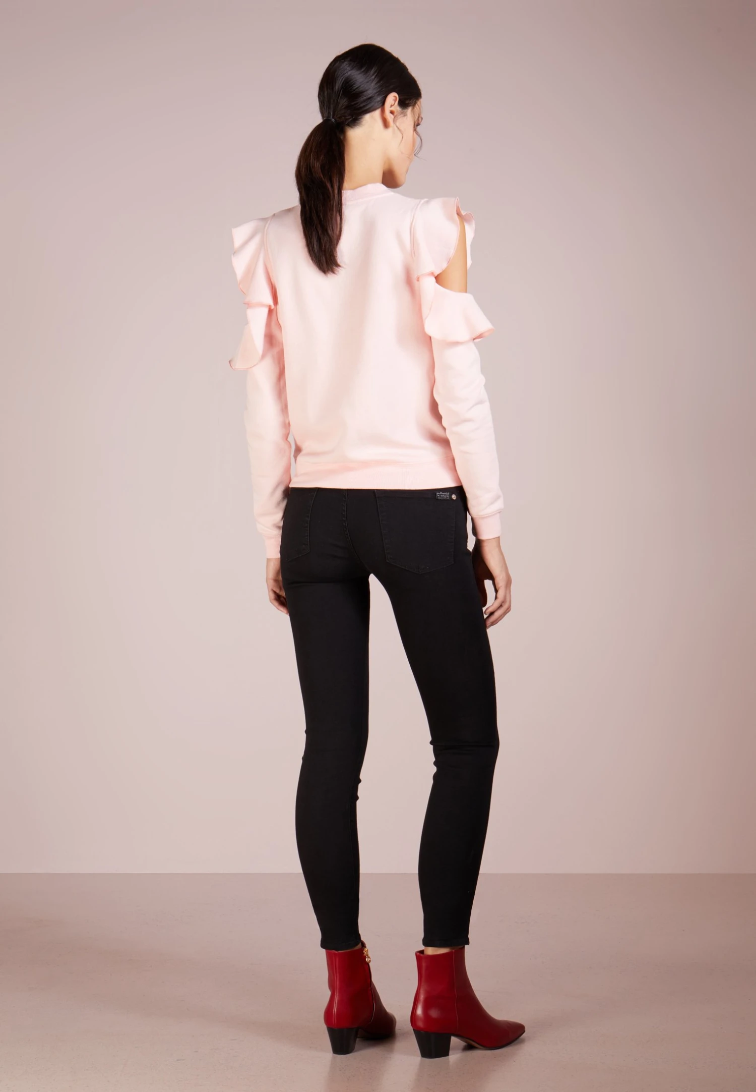 7 For All Mankind Crop - Jeans Skinny - Bair Rinsed Black 3 7 For All Mankind Crop - Jeans Skinny - Bair Rinsed Black – Image 3