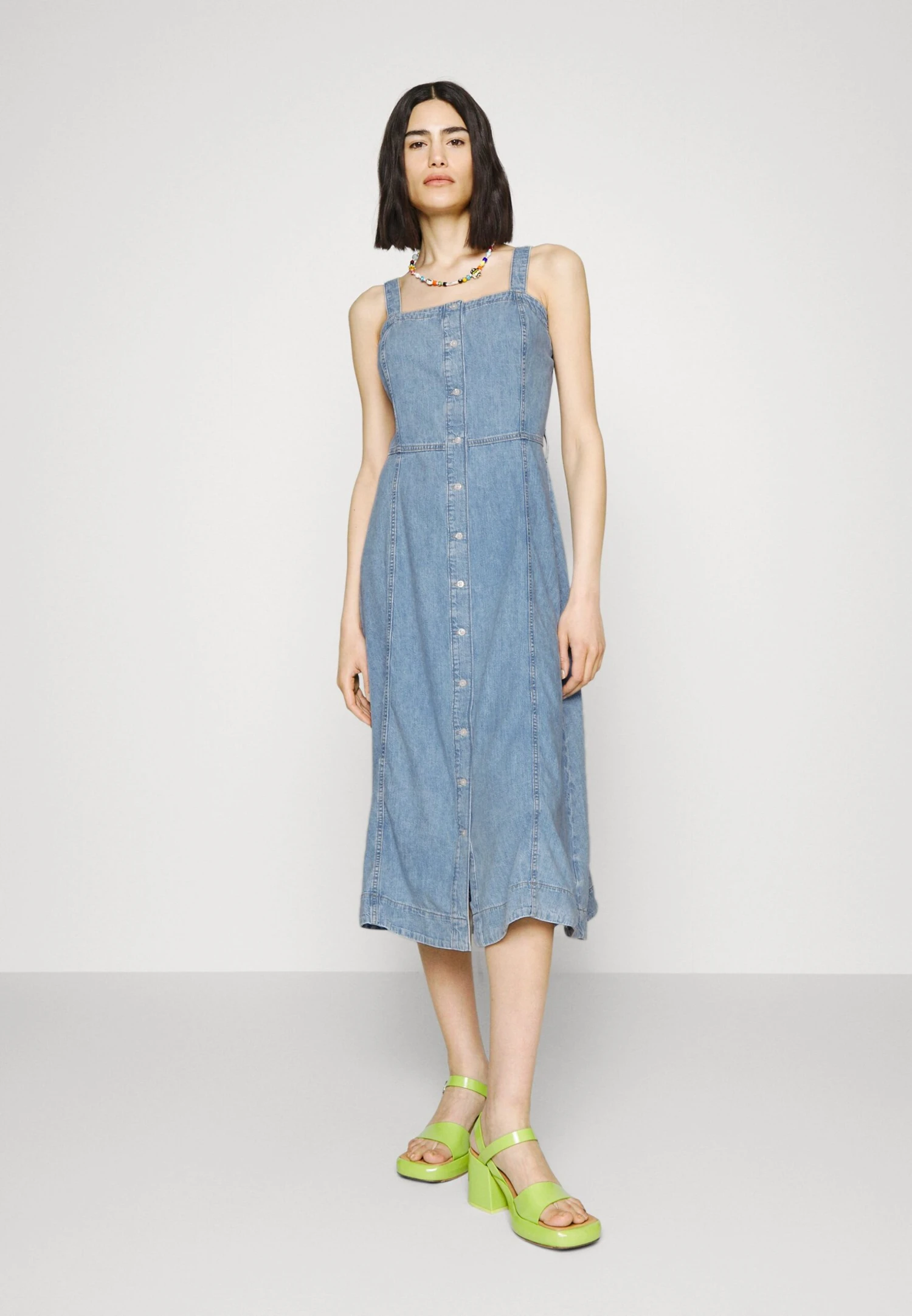 7 For All Mankind Sally Dress Sound Good - Robe En Jean - Light Blue 1 7 For All Mankind Sally Dress Sound Good - Robe En Jean - Light Blue
