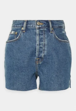 7 For All Mankind Easy Ruby Short Blaze - Short En Jean - Mid Blue -7 For All Mankind 078395b54de941509258194d0ca7b8a4 scaled
