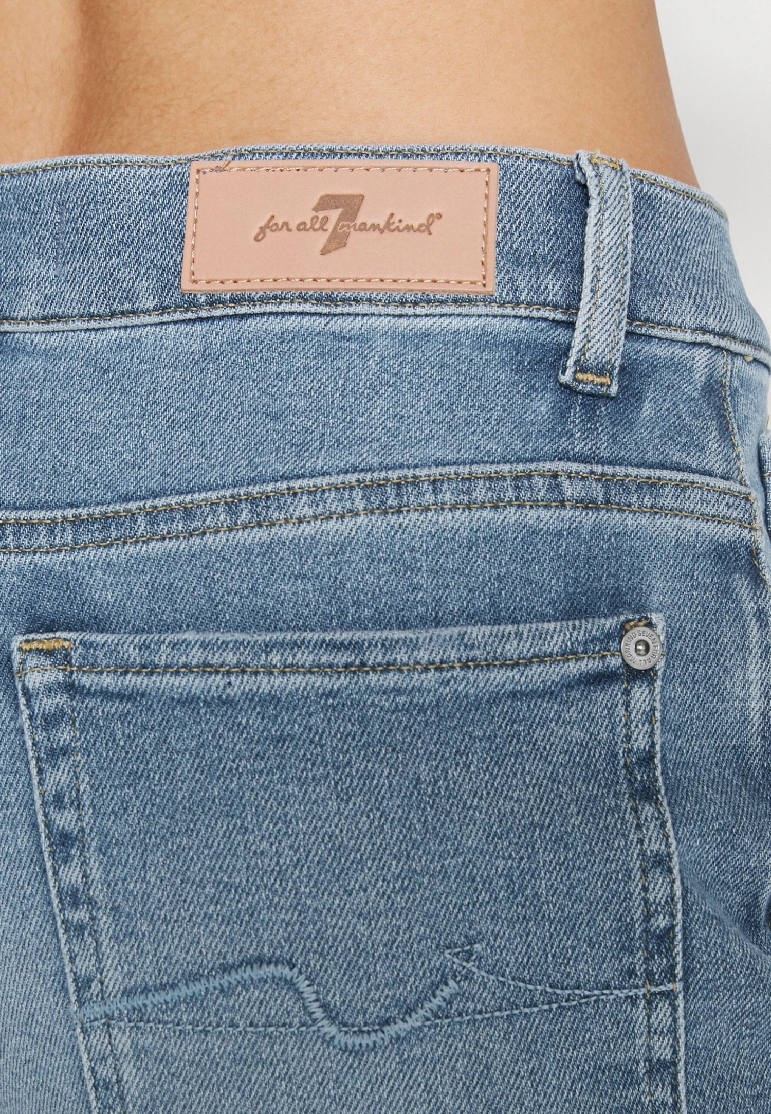7 For All Mankind Malia Luxe Vintage Legend - Jean Droit - Light Blue 5 7 For All Mankind Malia Luxe Vintage Legend - Jean Droit - Light Blue – Image 5
