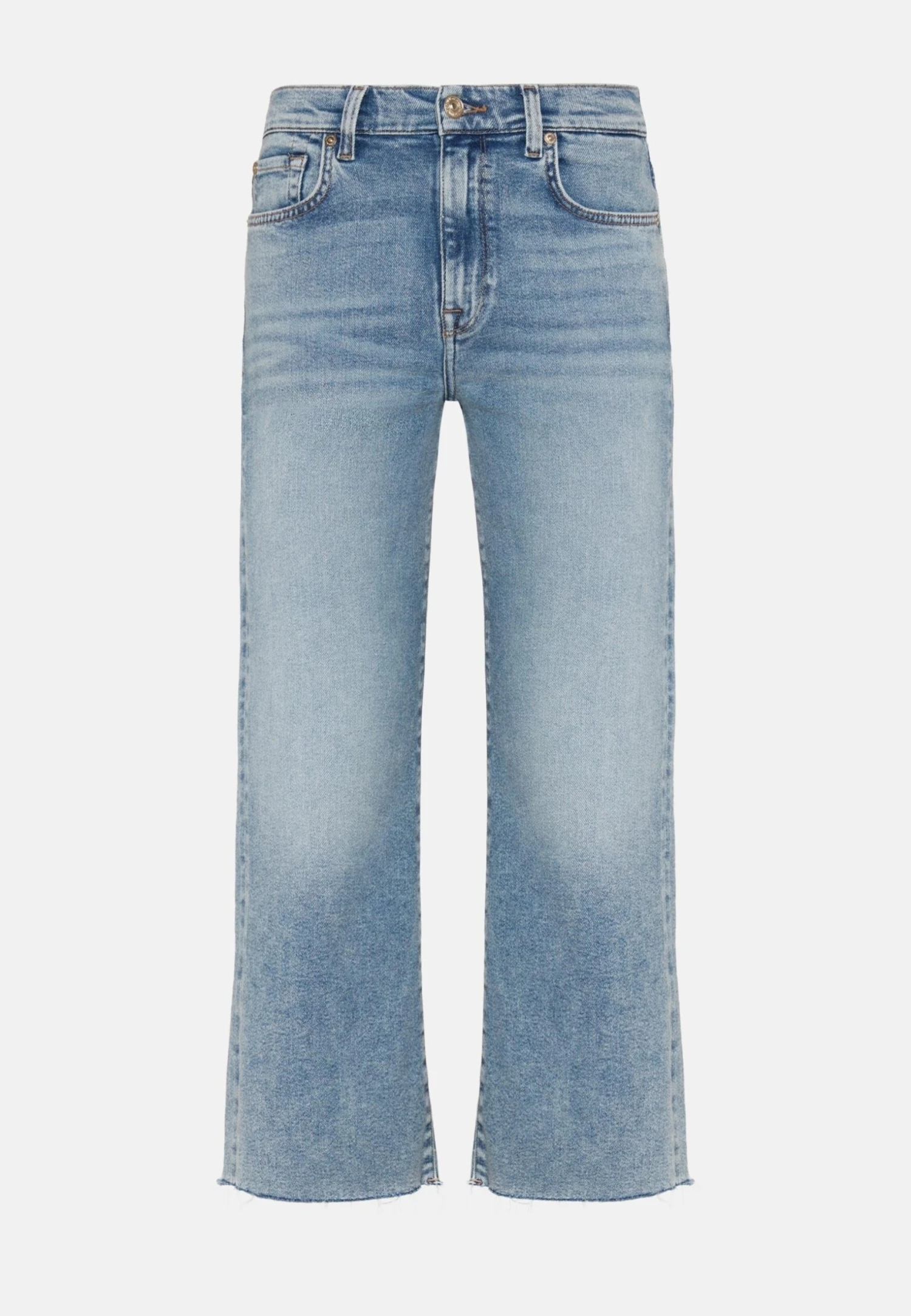 7 For All Mankind Cropped Alexa - Jean Bootcut - Mid Blue 6 7 For All Mankind Cropped Alexa - Jean Bootcut - Mid Blue – Image 6