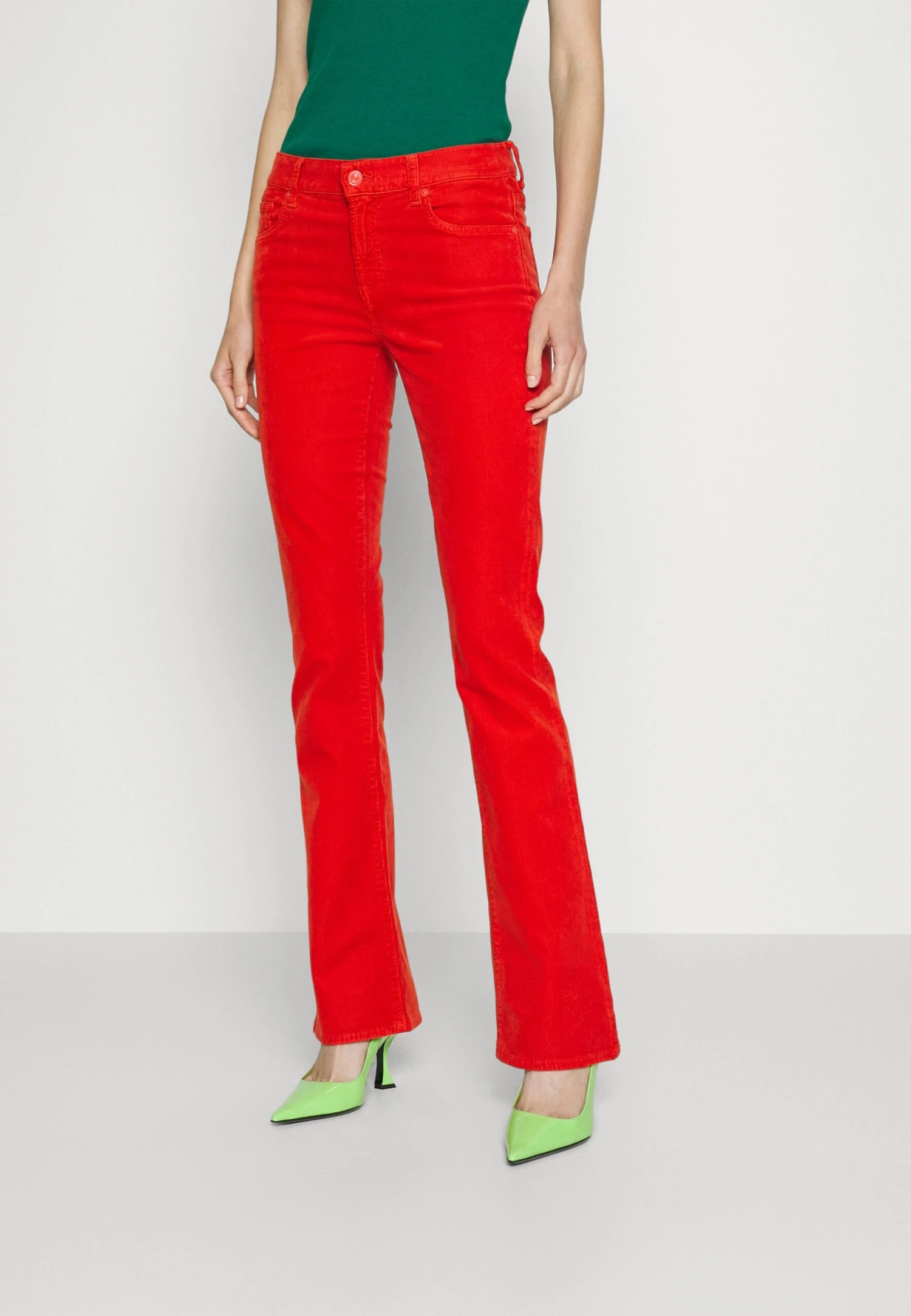 7 For All Mankind Pantalon Classique - Red 1 7 For All Mankind Pantalon Classique - Red