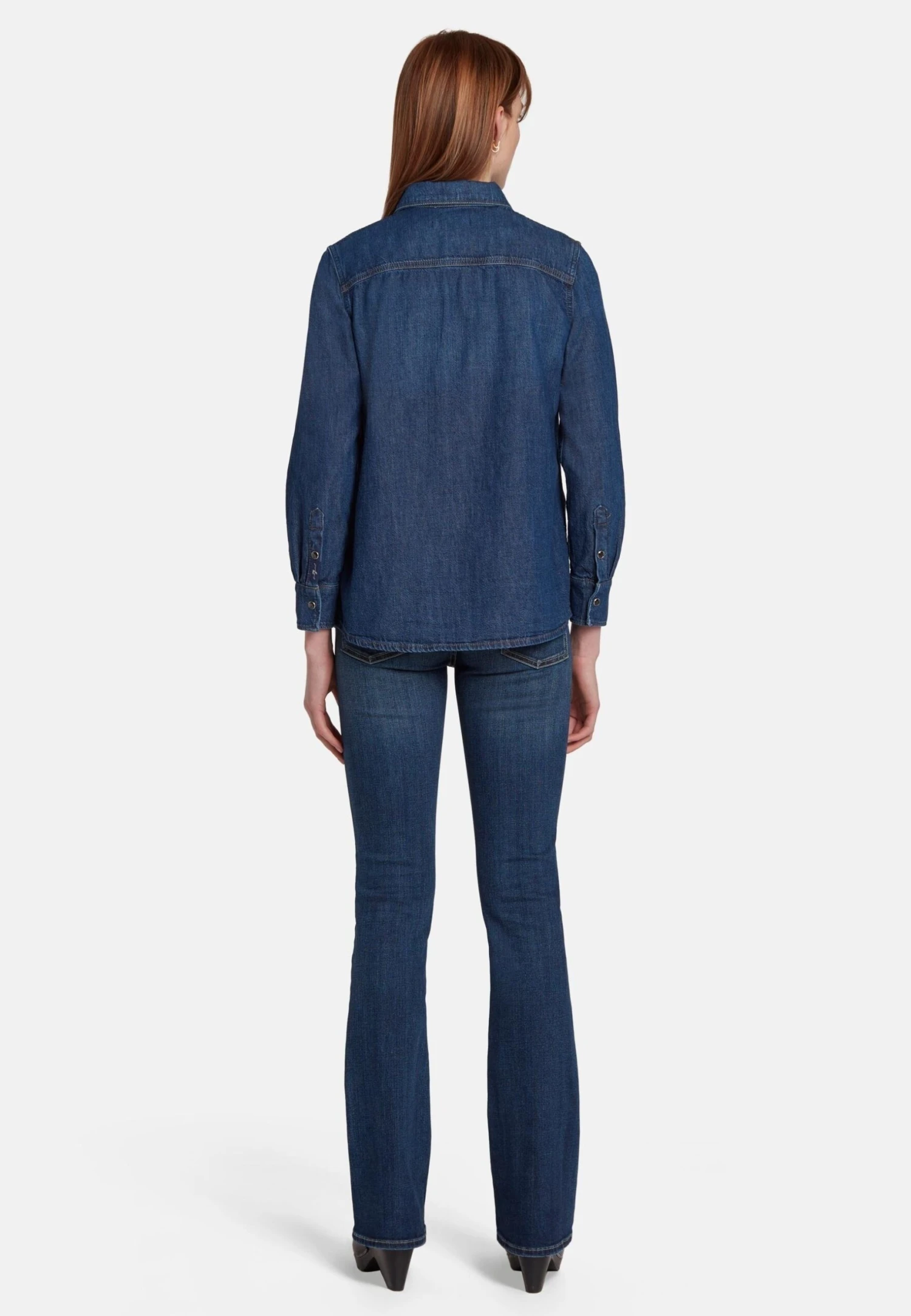 7 For All Mankind Emilia - Chemisier - Mid Blue 3 7 For All Mankind Emilia - Chemisier - Mid Blue – Image 3