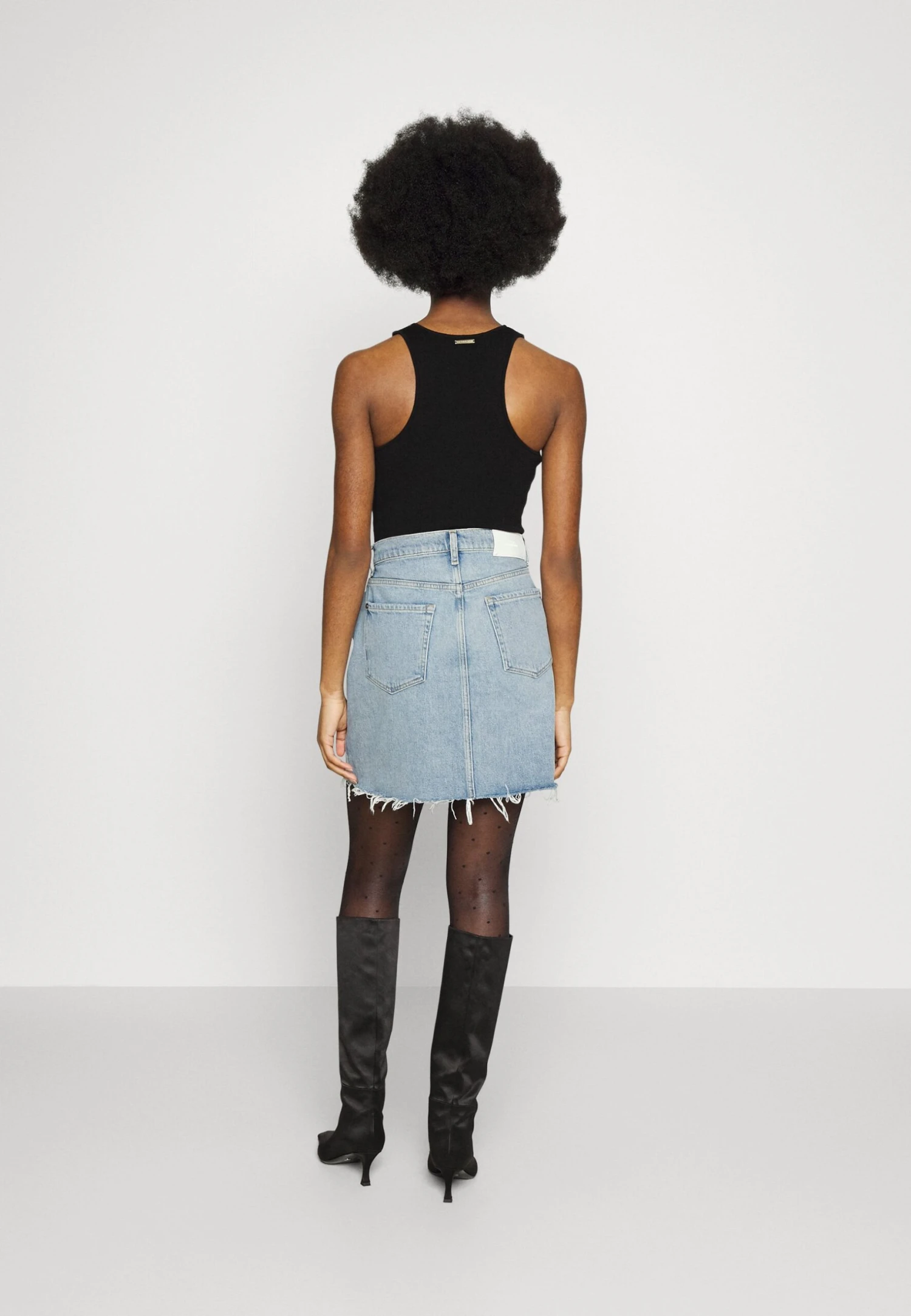 7 For All Mankind Mia Skirt Air Wash - Minijupe - Light Blue 3 7 For All Mankind Mia Skirt Air Wash - Minijupe - Light Blue – Image 3