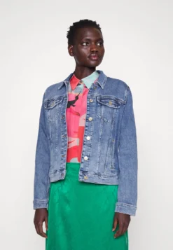 7 For All Mankind 23 7 For All Mankind Modern Trucker Lux - Veste En Jean - Mid Blue