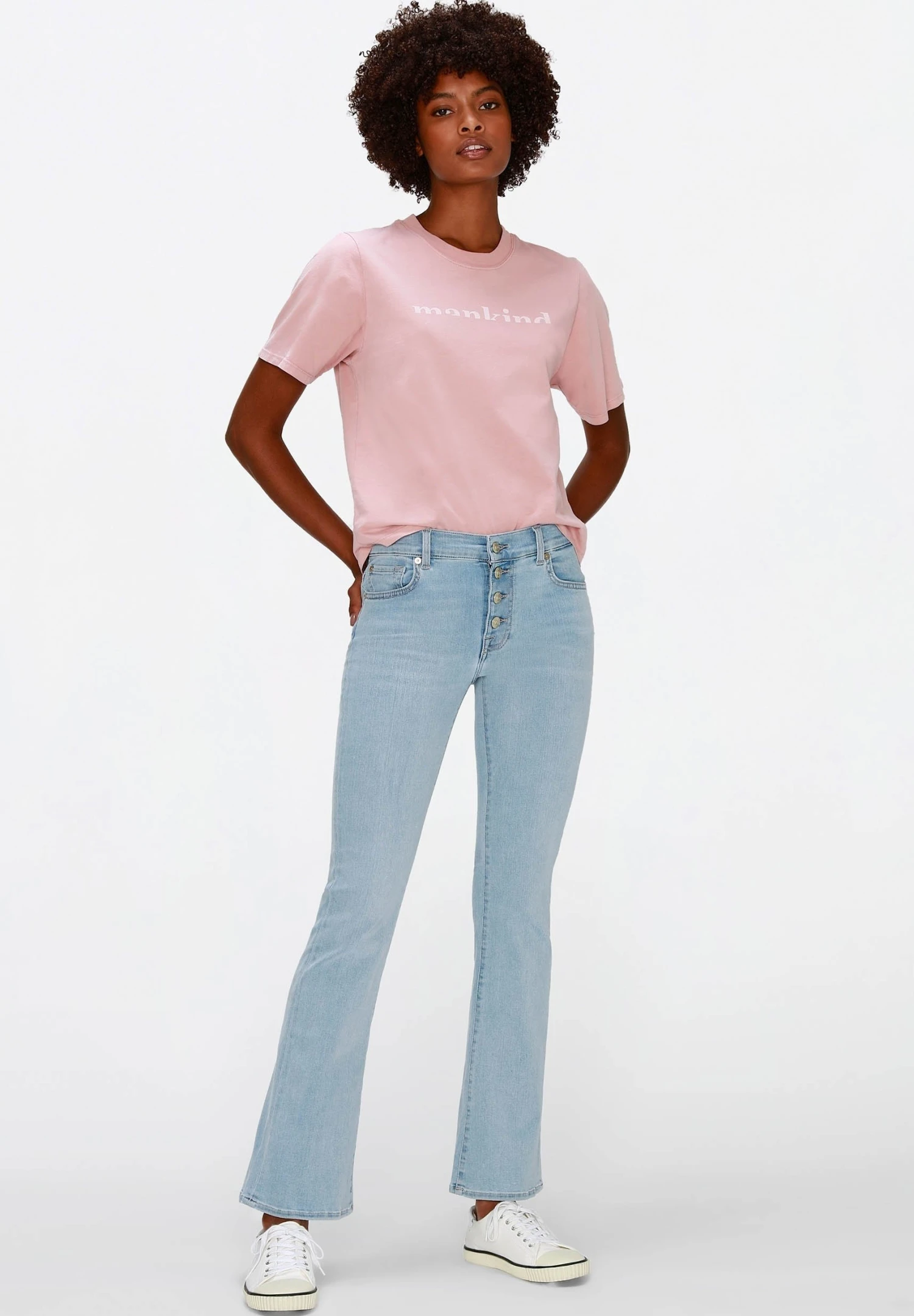 7 For All Mankind T-Shirt Imprimé - Pink 2 7 For All Mankind T-Shirt Imprimé - Pink – Image 2