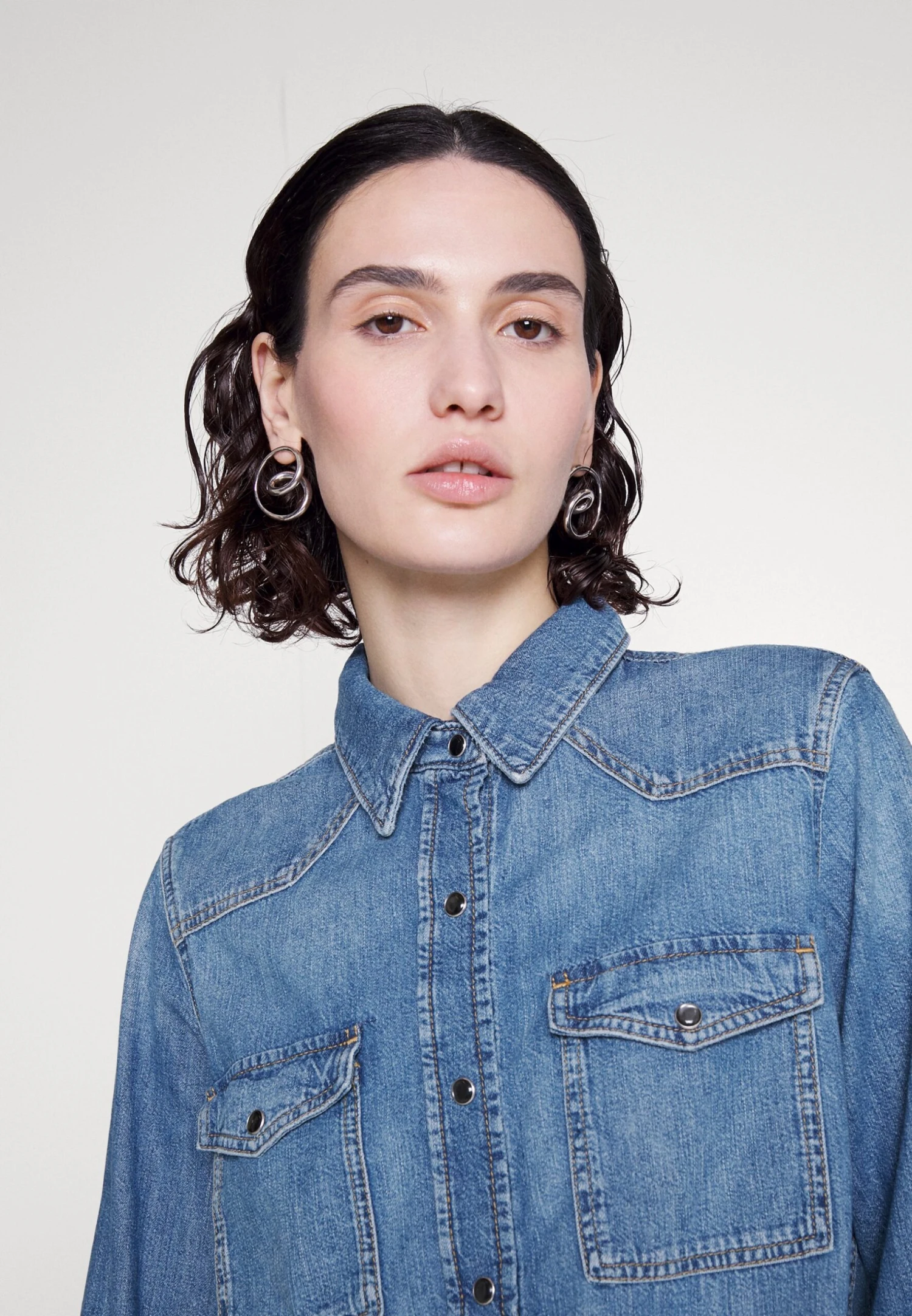 7 For All Mankind Emilia Clear Day - Chemisier - Mid Blue 5 7 For All Mankind Emilia Clear Day - Chemisier - Mid Blue – Image 5