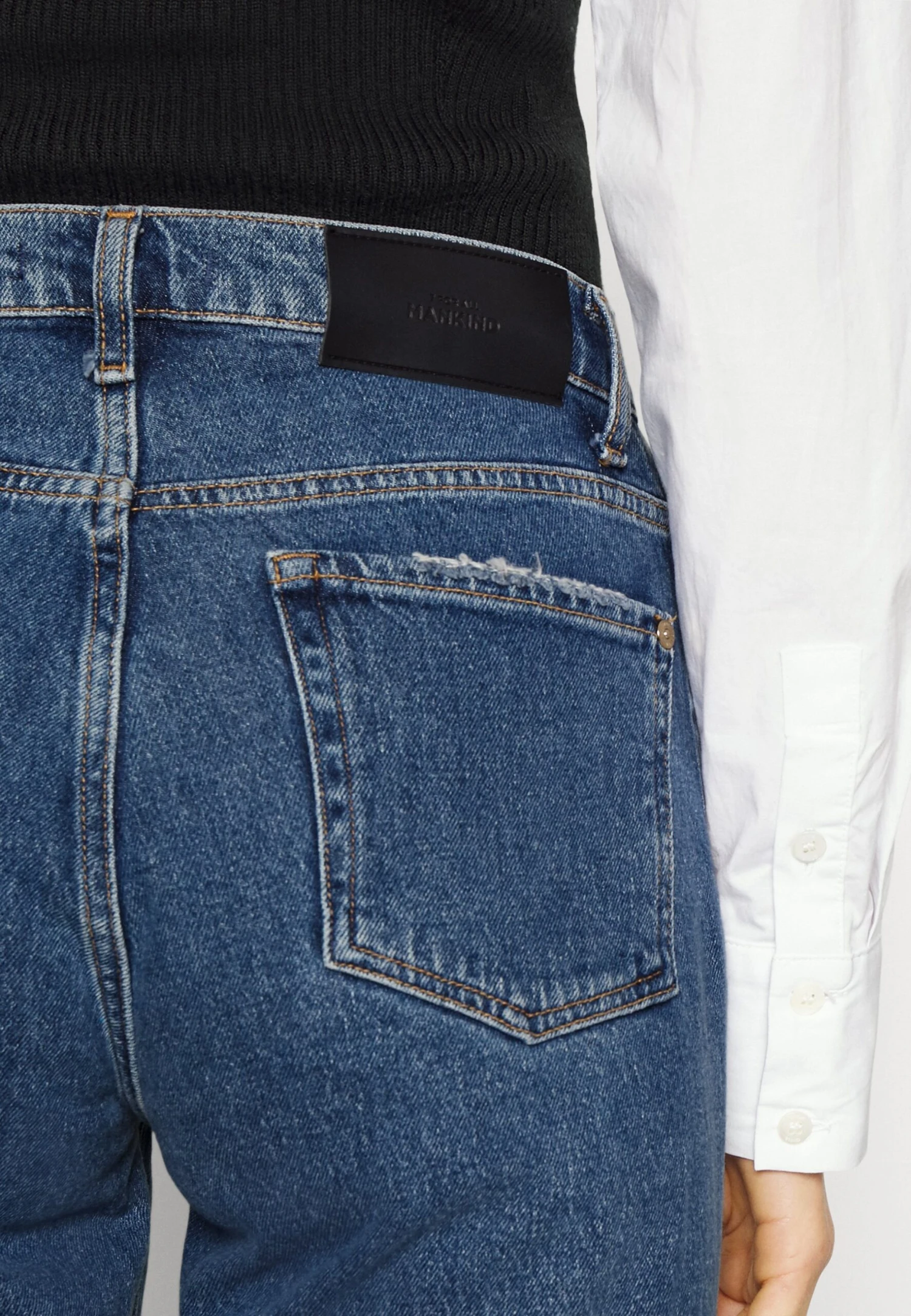 7 For All Mankind Logan Stovepipe Blaze - Jean Droit - Mid Blue 6 7 For All Mankind Logan Stovepipe Blaze - Jean Droit - Mid Blue – Image 6