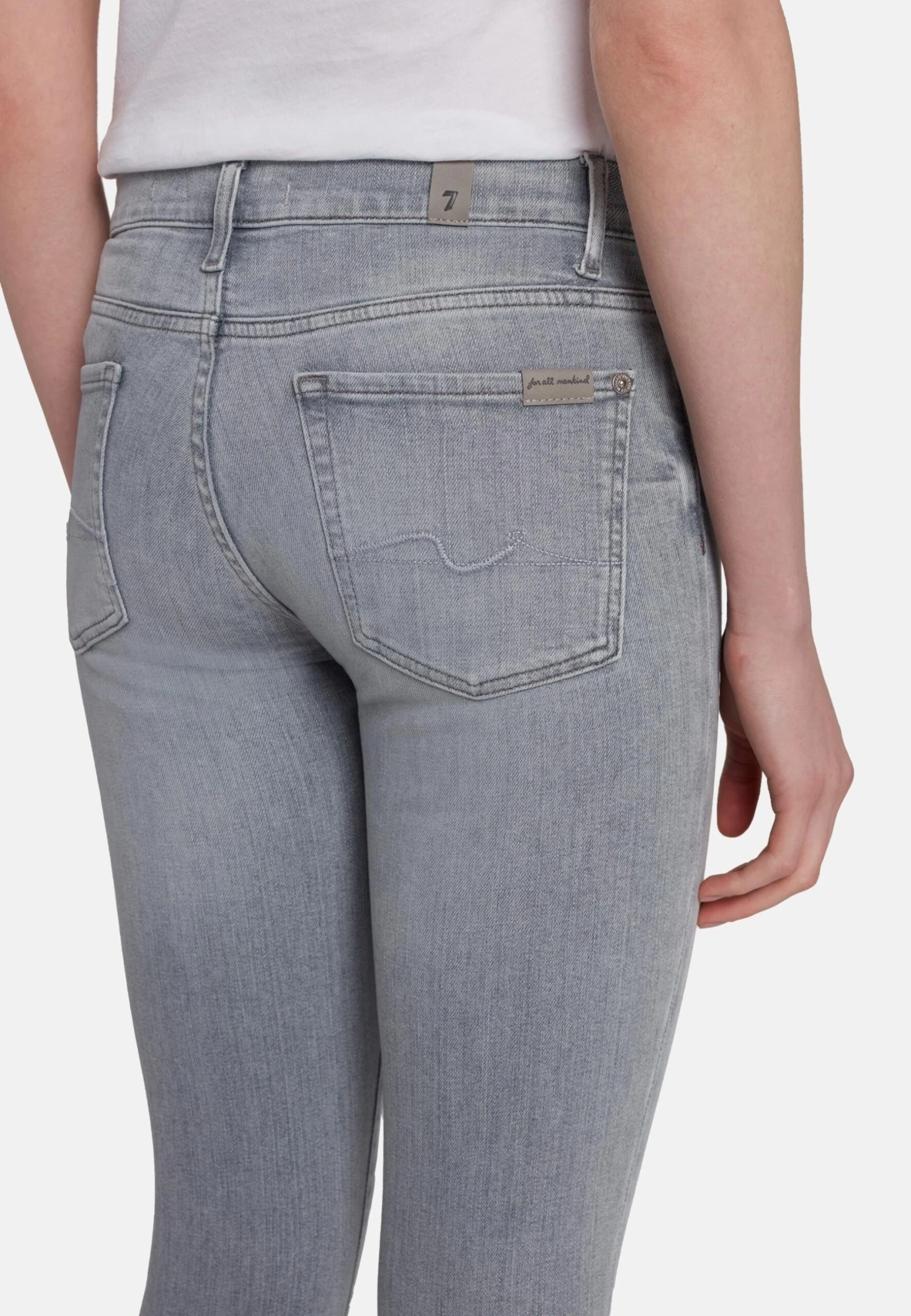 7 For All Mankind Hw - Jeans Skinny - Grey 5 7 For All Mankind Hw - Jeans Skinny - Grey – Image 5