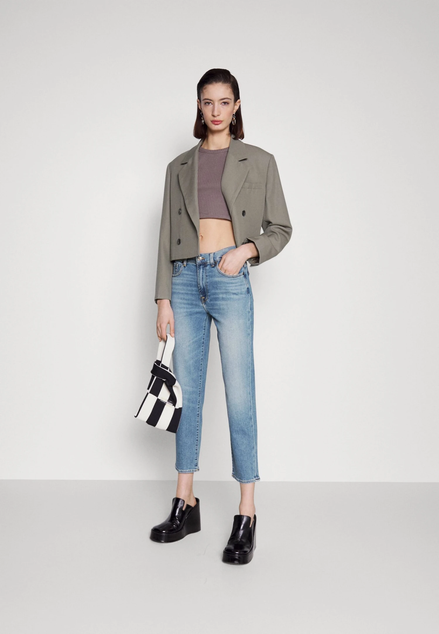 7 For All Mankind Malia Luxe Vintage Legend - Jean Droit - Light Blue 2 7 For All Mankind Malia Luxe Vintage Legend - Jean Droit - Light Blue – Image 2