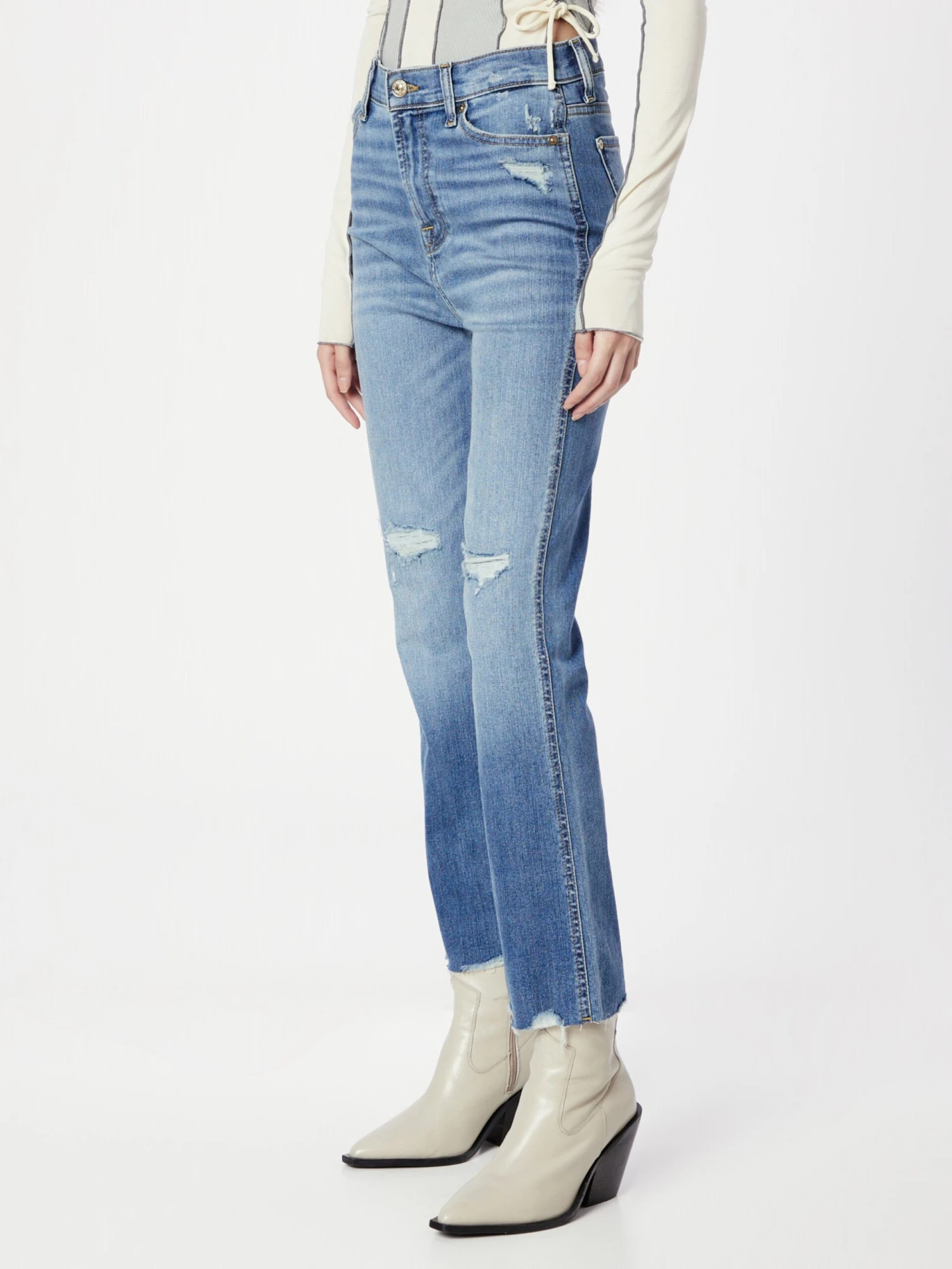 7 For All Mankind Bootcut évasé Jean Femme Bleu 3 7 For All Mankind Bootcut évasé Jean Femme Bleu – Image 3