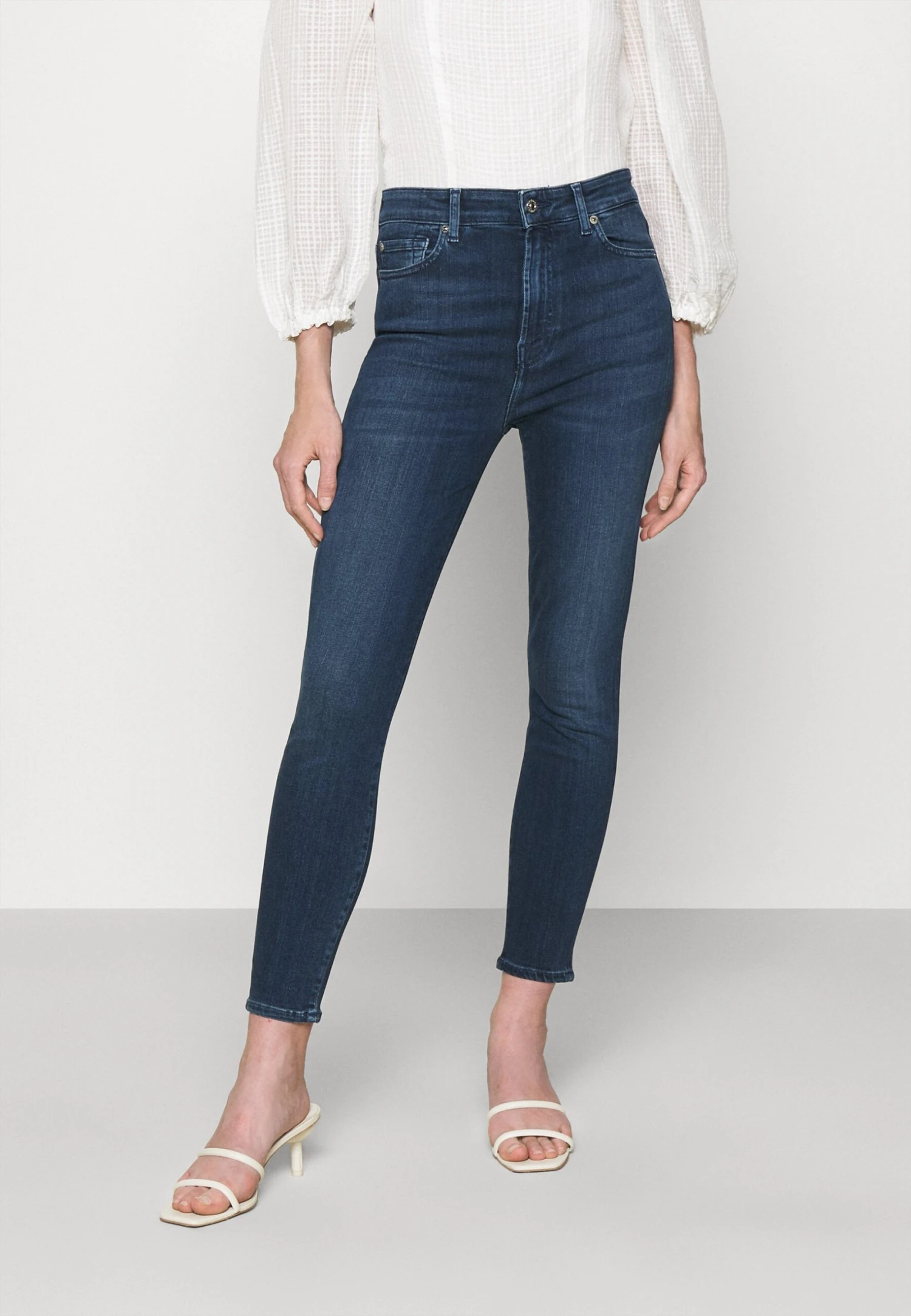 7 For All Mankind Aubrey - Jeans Skinny - Dark Blue 1 7 For All Mankind Aubrey - Jeans Skinny - Dark Blue