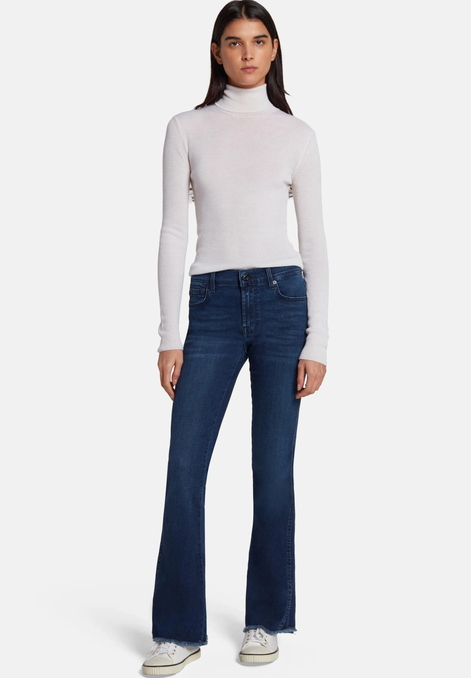 7 For All Mankind Tailorless Baiparave - Jean Bootcut - Dark Blue 2 7 For All Mankind Tailorless Baiparave - Jean Bootcut - Dark Blue – Image 2