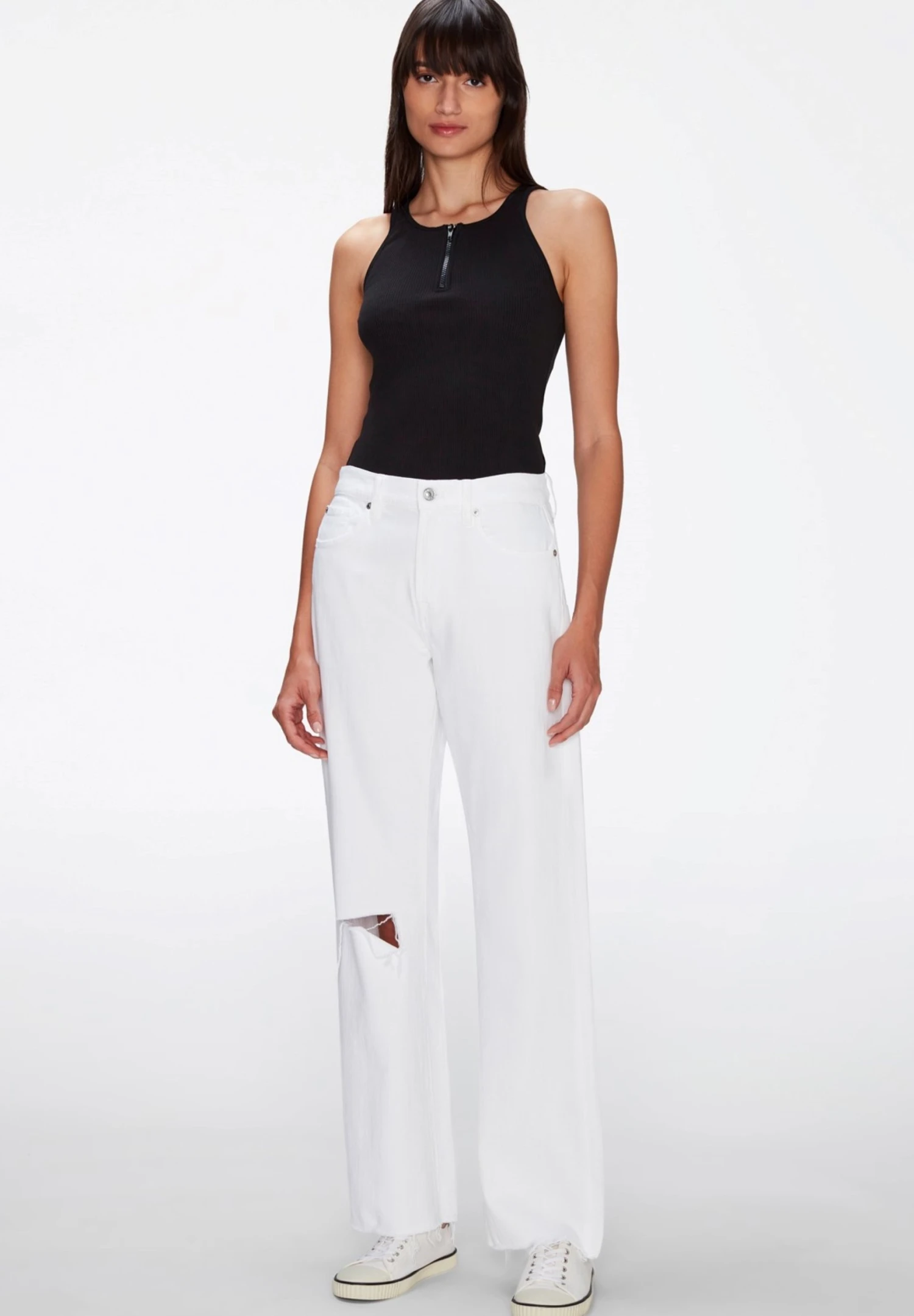 7 For All Mankind Tess Yacht - Jean Boyfriend - White 2 7 For All Mankind Tess Yacht - Jean Boyfriend - White – Image 2