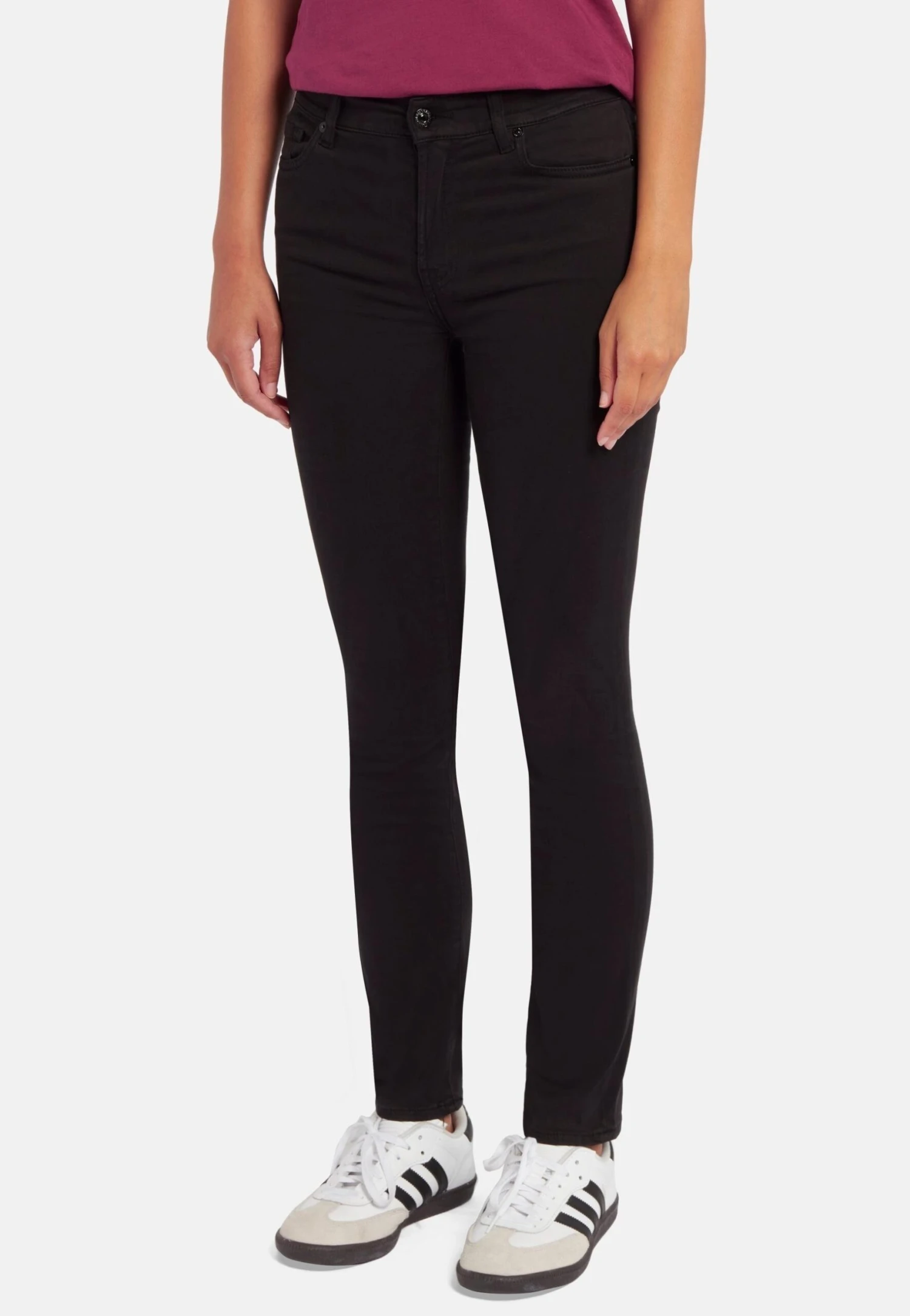 7 For All Mankind Roxanne - Jean Slim - Black 1 7 For All Mankind Roxanne - Jean Slim - Black