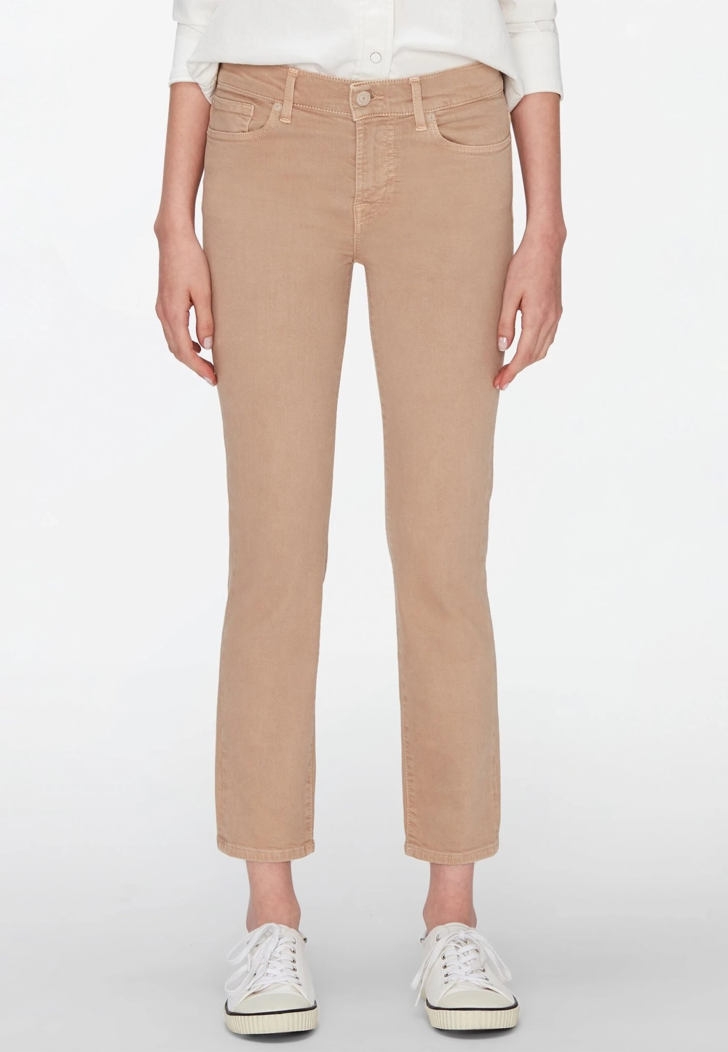 7 For All Mankind Roxanne - Jean Slim - Beige 1 7 For All Mankind Roxanne - Jean Slim - Beige