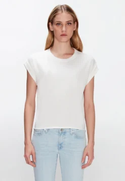 7 For All Mankind T-Shirt Basique - White