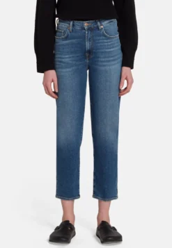 7 For All Mankind Malia - Jean Droit - Dark Blue