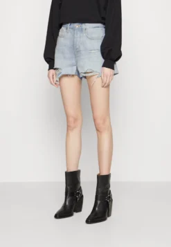 7 For All Mankind Monroe Poolside - Short En Jean - Light Blue