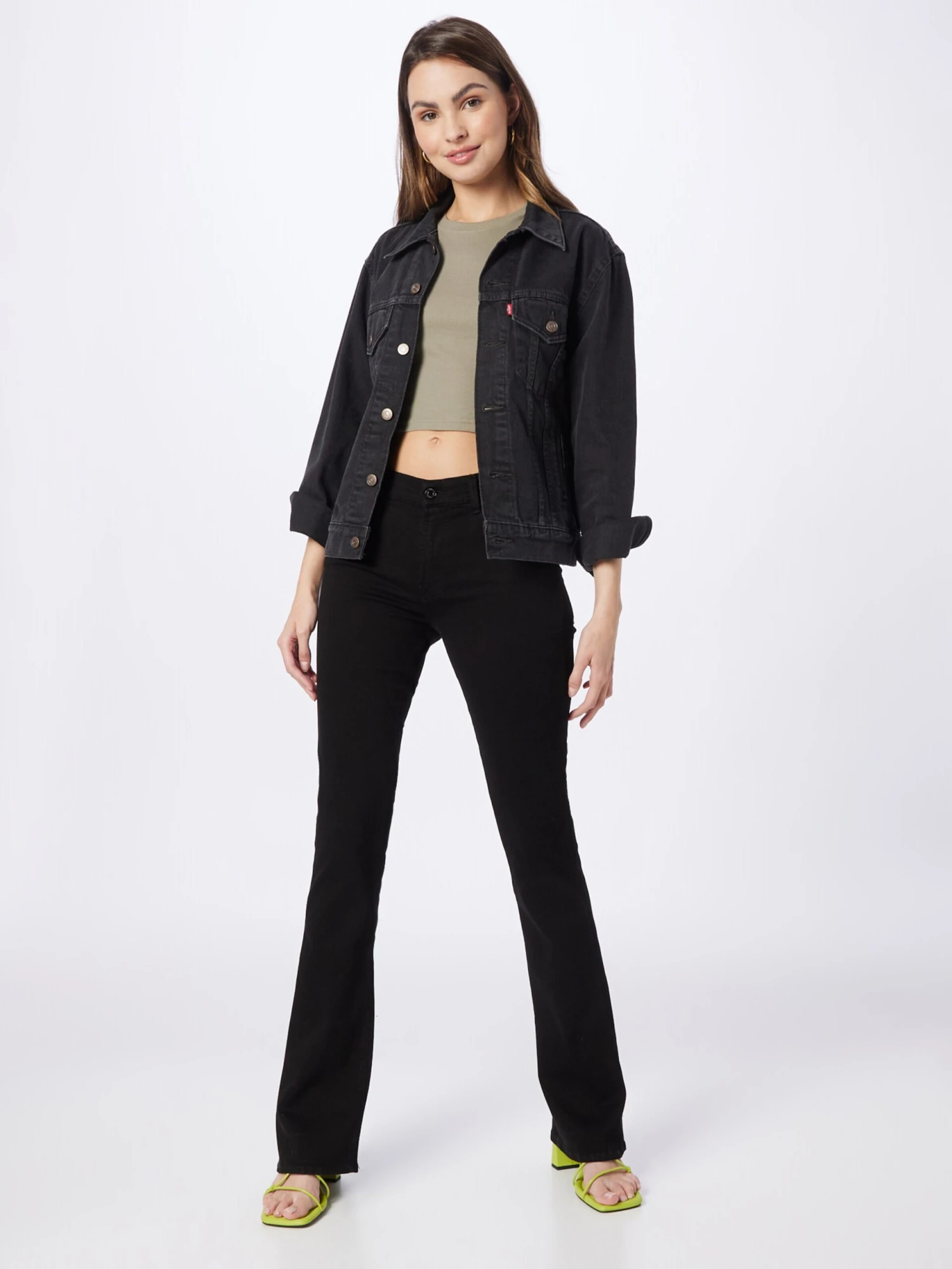 7 For All Mankind Jeans Bootcut Jean Femme Noir 5 7 For All Mankind Jeans Bootcut Jean Femme Noir – Image 5