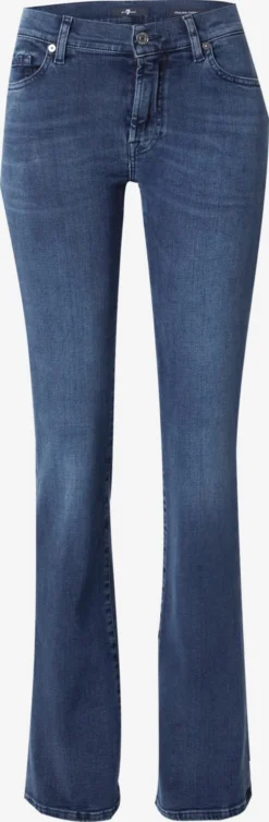 7 For All Mankind Bootcut évasé Jean Illusion Overcast Femme Bleu