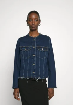 7 For All Mankind Koko Jacket Sliillopu - Veste En Jean - Dark Blue