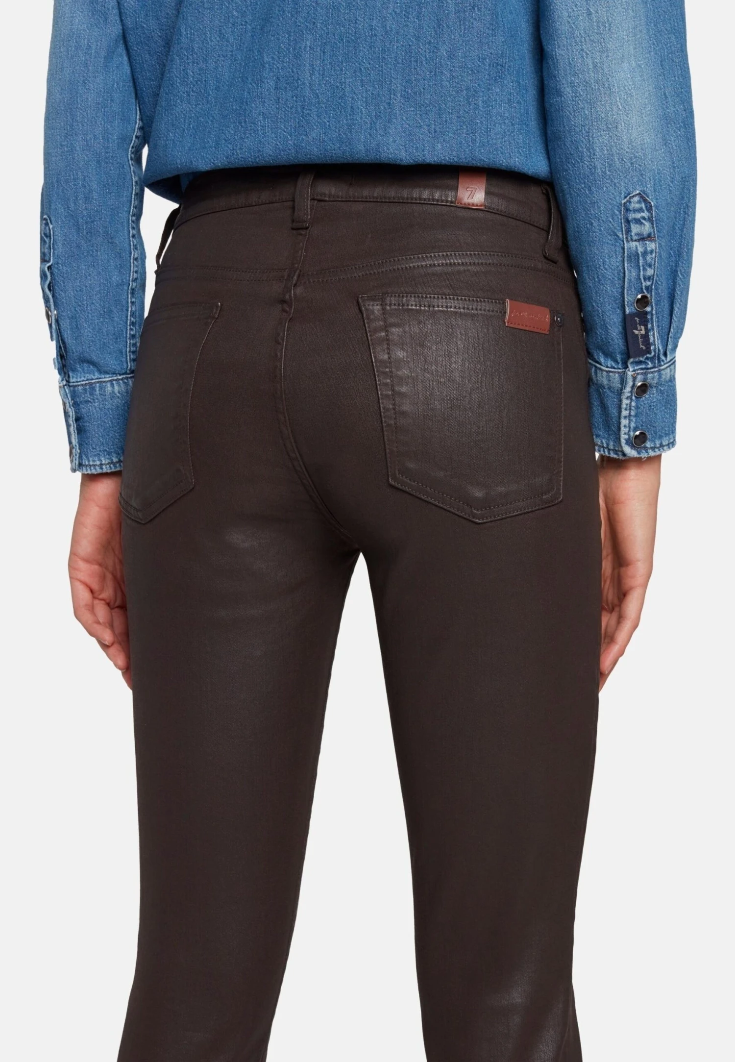 7 For All Mankind Hw - Jeans Skinny - Brown 5 7 For All Mankind Hw - Jeans Skinny - Brown – Image 5