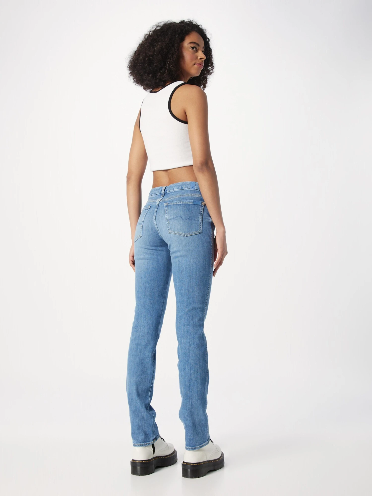 7 For All Mankind Droits Regular Jean KIMMIE Femme Bleu 4 7 For All Mankind Droits Regular Jean KIMMIE Femme Bleu – Image 4