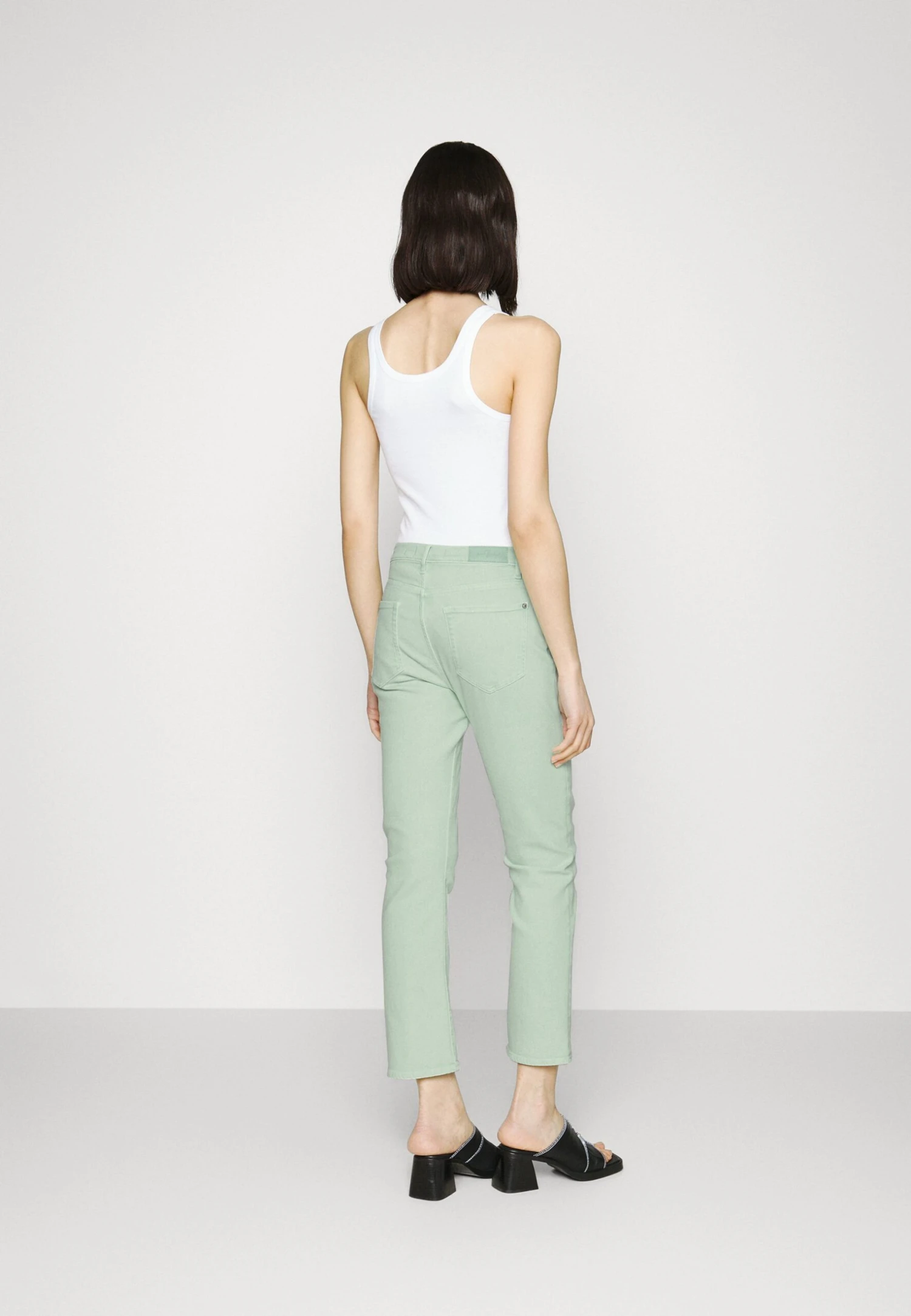 7 For All Mankind Easy Slim Ankle - Jean Slim - Green 3 7 For All Mankind Easy Slim Ankle - Jean Slim - Green – Image 3