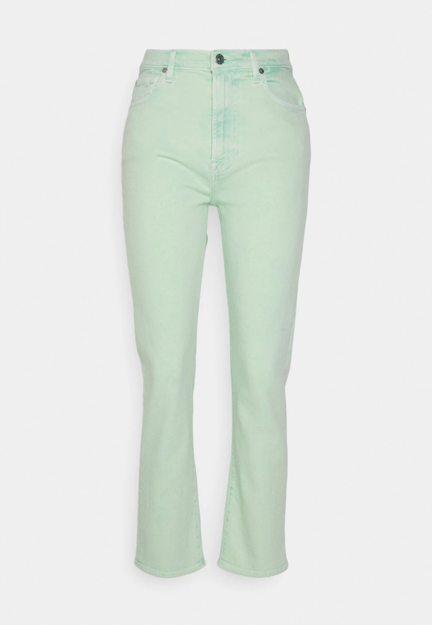 7 For All Mankind Easy Slim Ankle - Jean Slim - Green 4 7 For All Mankind Easy Slim Ankle - Jean Slim - Green – Image 4