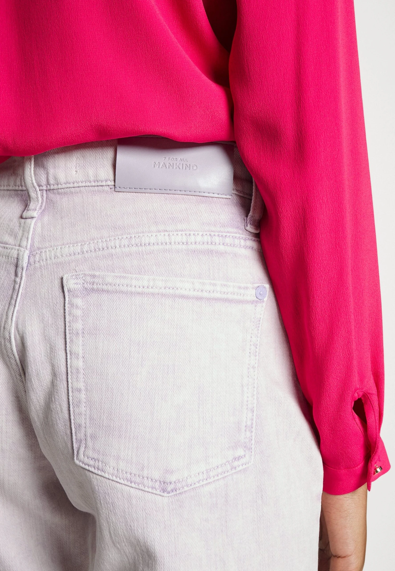 7 For All Mankind Tess Trouser Mankind - Pantalon Classique - Pink 6 7 For All Mankind Tess Trouser Mankind - Pantalon Classique - Pink – Image 6