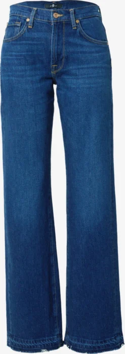 7 For All Mankind Droits Regular Jean TESS Femme Bleu