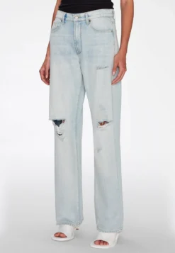 7 For All Mankind Tess - Jean Droit - Light Blue