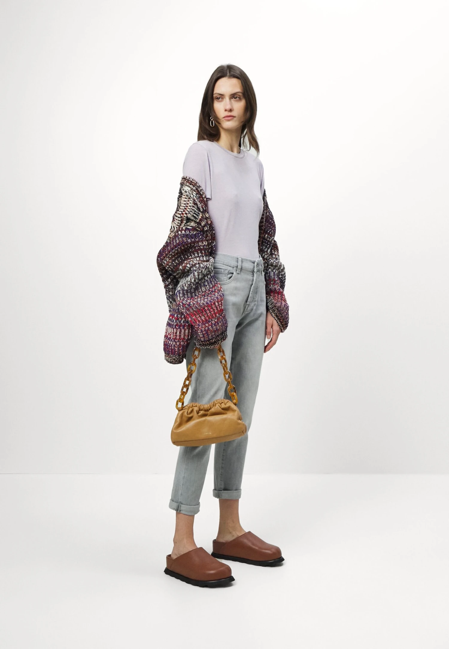 7 For All Mankind Liv Crewneck - T-Shirt Basique - Violet 2 7 For All Mankind Liv Crewneck - T-Shirt Basique - Violet – Image 2