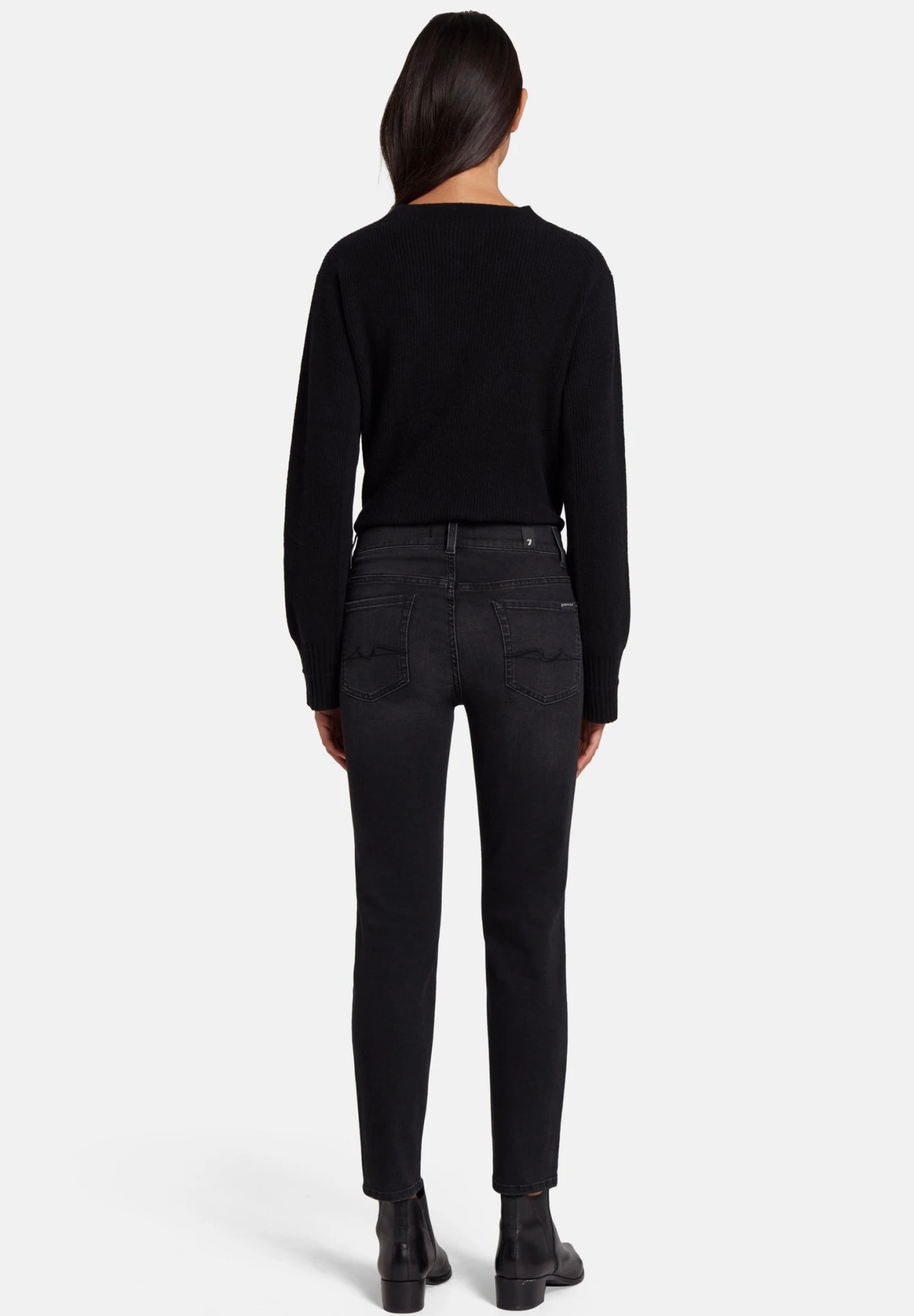 7 For All Mankind Roxanne Bair Truthful - Jeans Skinny - Black 3 7 For All Mankind Roxanne Bair Truthful - Jeans Skinny - Black – Image 3