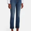 7 For All Mankind The Straight Crop - Jean Droit - Dark Blue