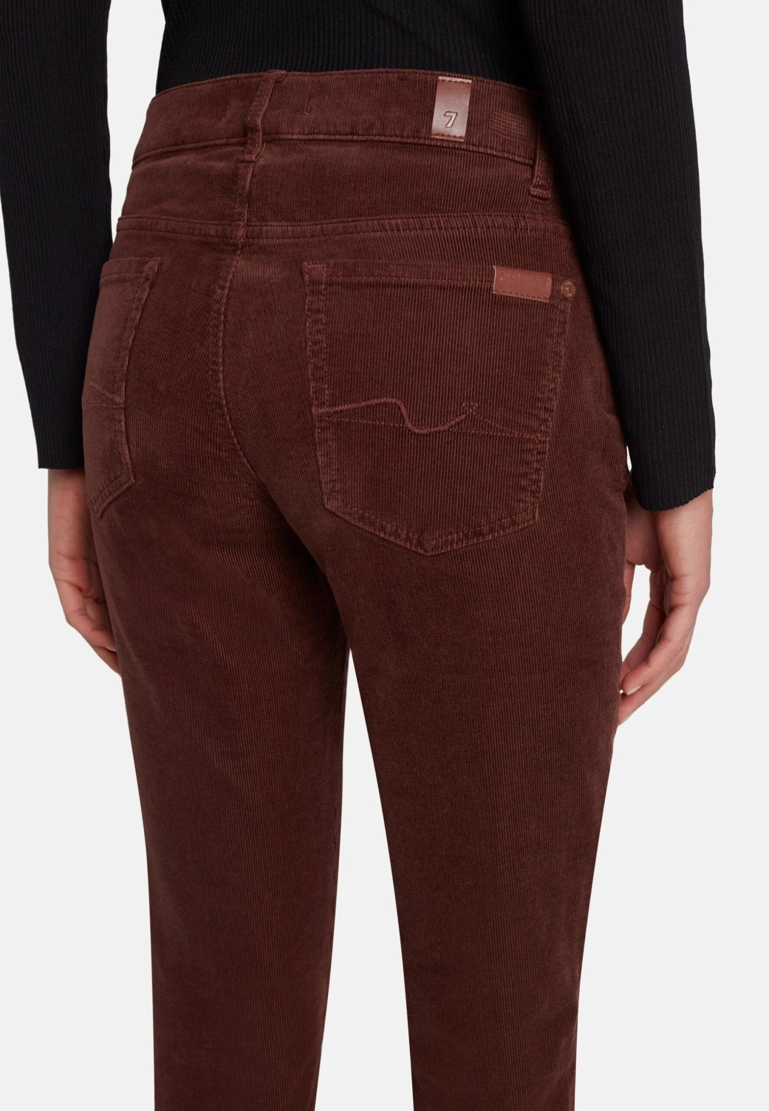 7 For All Mankind Slim Fit Roxanne - Pantalon Classique - Brown 5 7 For All Mankind Slim Fit Roxanne - Pantalon Classique - Brown – Image 5