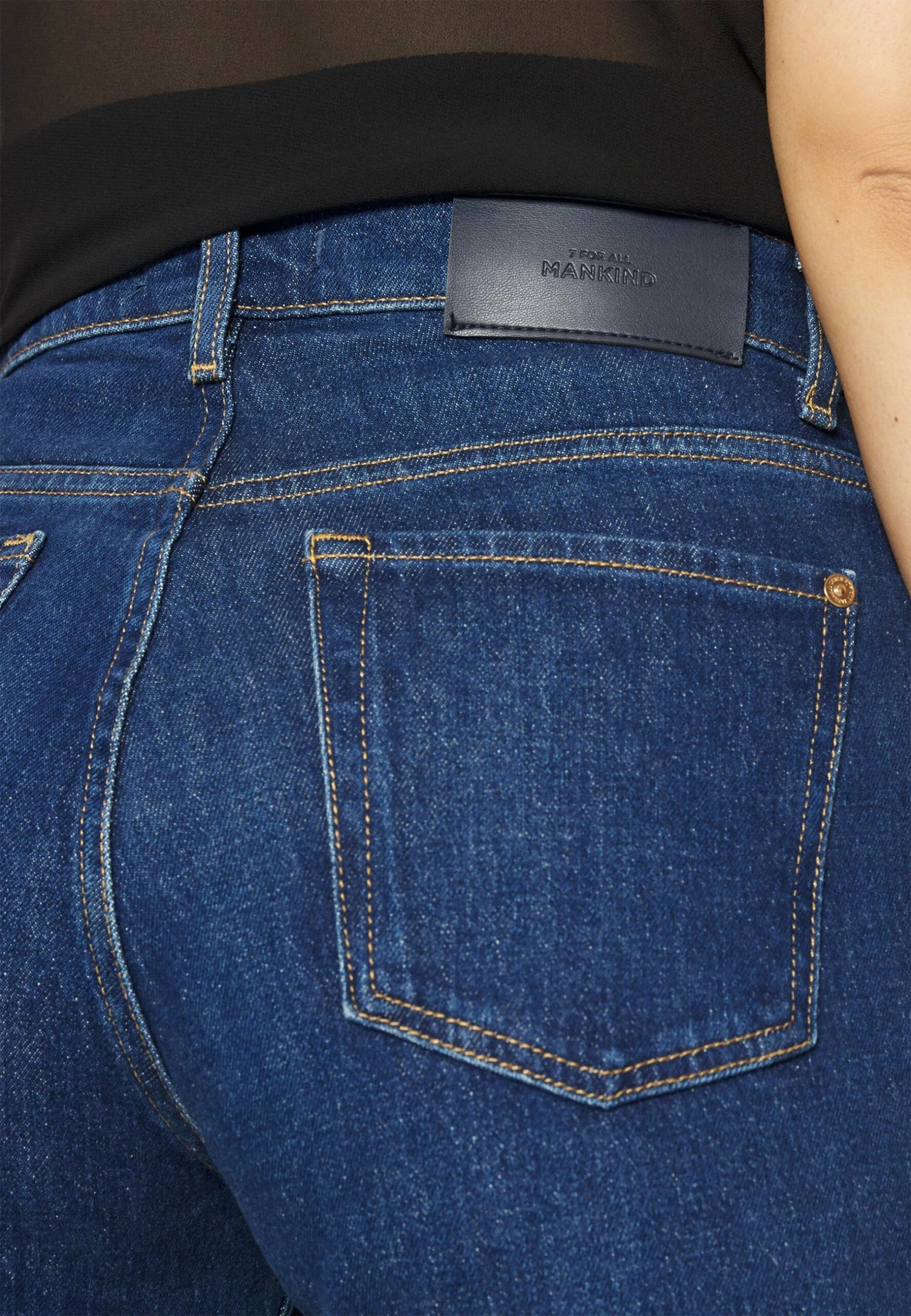 7 For All Mankind Logan Stovepipe Backstreet - Jean Droit - Mid Blue 6 7 For All Mankind Logan Stovepipe Backstreet - Jean Droit - Mid Blue – Image 6