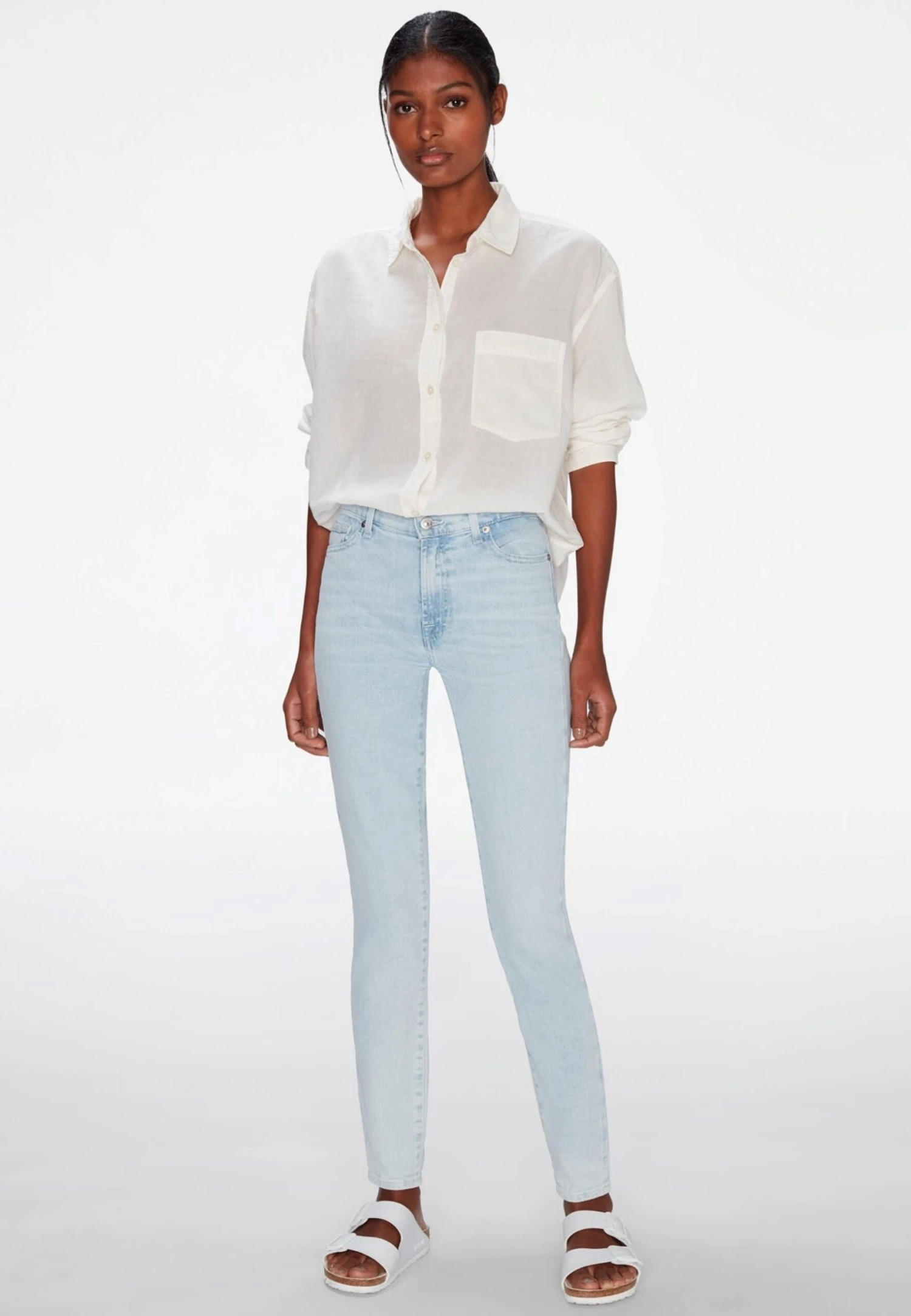 7 For All Mankind Hw Sliillyoucho - Jeans Skinny - Light Blue 2 7 For All Mankind Hw Sliillyoucho - Jeans Skinny - Light Blue – Image 2