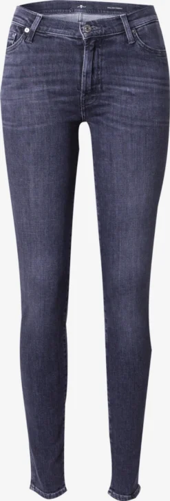 7 For All Mankind Jeans Skinny Jean Femme Marine