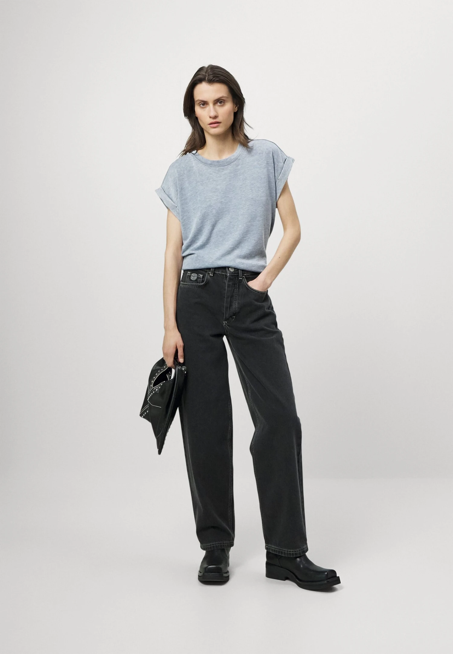 7 For All Mankind T-Shirt Basique - Blue 2 7 For All Mankind T-Shirt Basique - Blue – Image 2