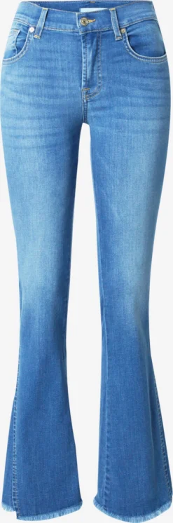 7 For All Mankind Jeans Bootcut Jean Femme Bleu