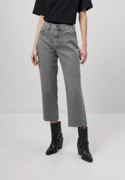 7 For All Mankind The Modern Straight Come Back - Jean Droit - Grey