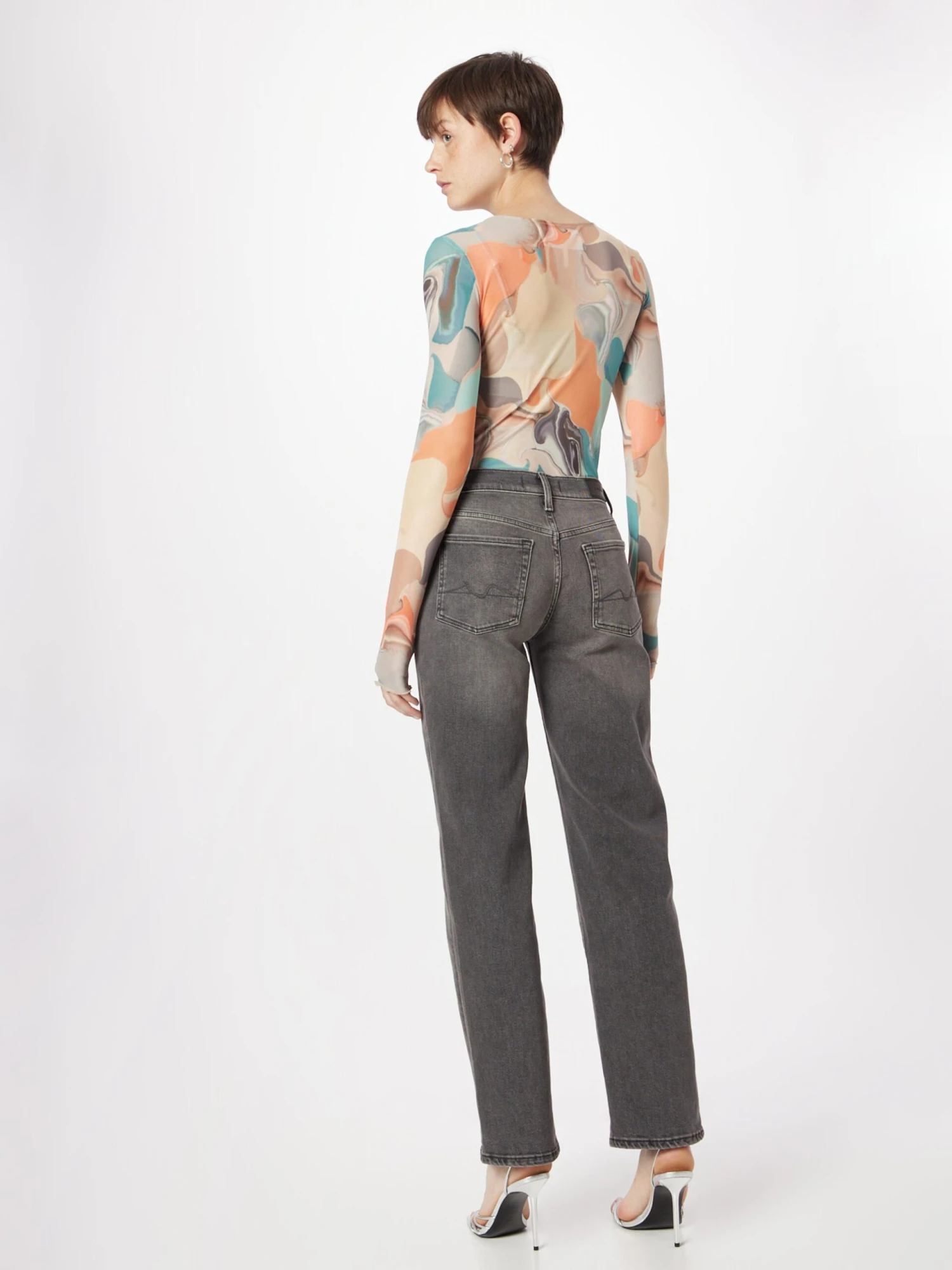 7 For All Mankind Droits Regular Jean ELLIE Femme Noir 4 7 For All Mankind Droits Regular Jean ELLIE Femme Noir – Image 4