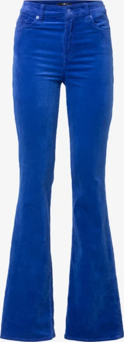 7 For All Mankind Pantalons En Toile évasé Pantalon LISHA Femme Bleu Roi