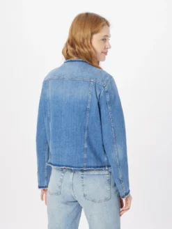 7 For All Mankind Vestes En Jean Veste Mi-saison KOKO Femme Bleu -7 For All Mankind 46482b295f26fece1e8b7e5d80d221ee scaled